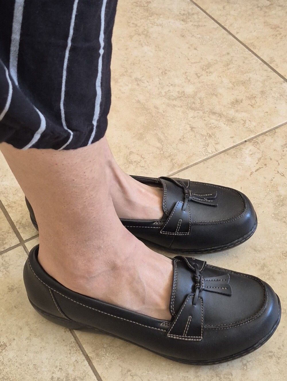 Clarks Ashland Bubble Loader, Upper Leather Slip-Ons Sz 11 - Picture 14 of 17